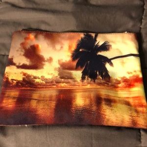 Tropical print, forever 21 clutch